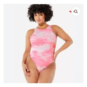 YITTY NWT 3 piece bundle thong Bodysuit, shorts and bikini bottoms Size 3XL pink